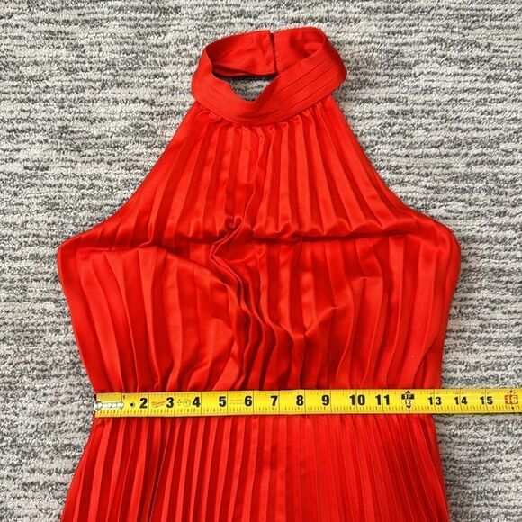 NWT AMUR Amiri Halter Mini Dress in Red Pepper
Size 0 Revolve - Picture 9 of 14